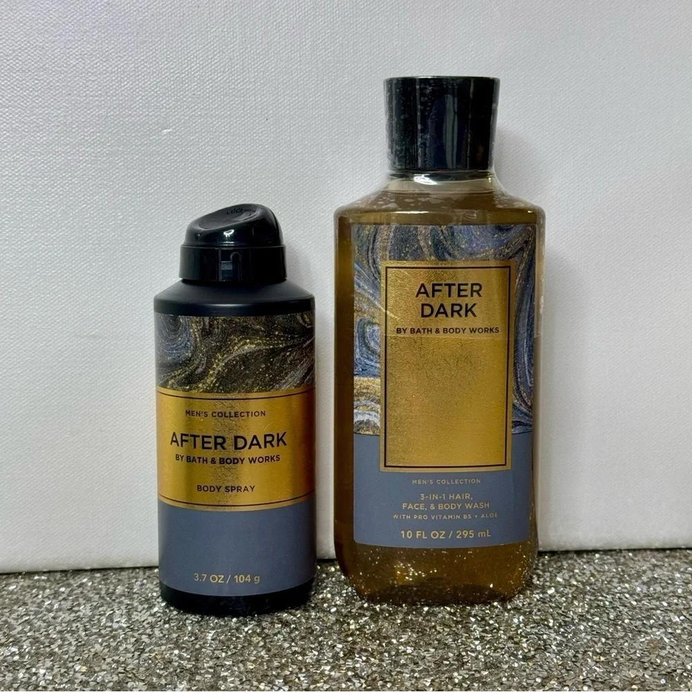 Bath & Body Works After Dark Men’s Body Care Gift Set NWT